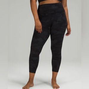 Lululemon Align High Rise Pant 25” Camo Deep Coal Multi